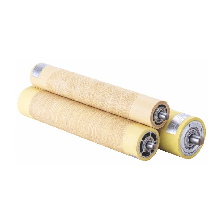 PBO high-temperature roller + material distribution rack device